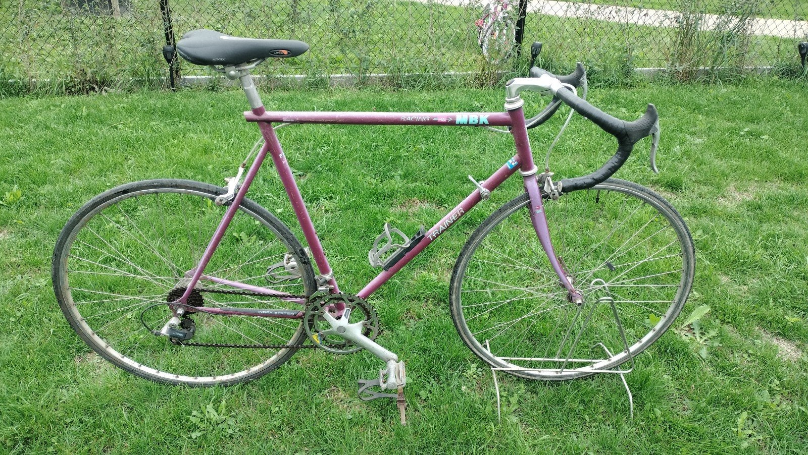 vintage racefiets merk MBK, Vélos & Vélomoteurs, 10 à 15 vitesses, Frein sur jante, 57 à 61 cm, Acier