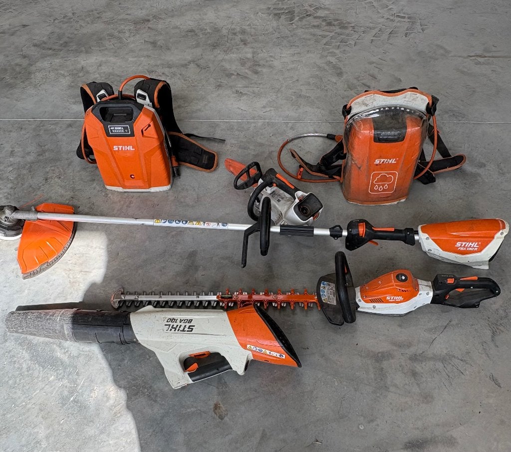 Diverse professionele STIHL-machines, Enlèvement, Comme neuf, Batterie, Stihl