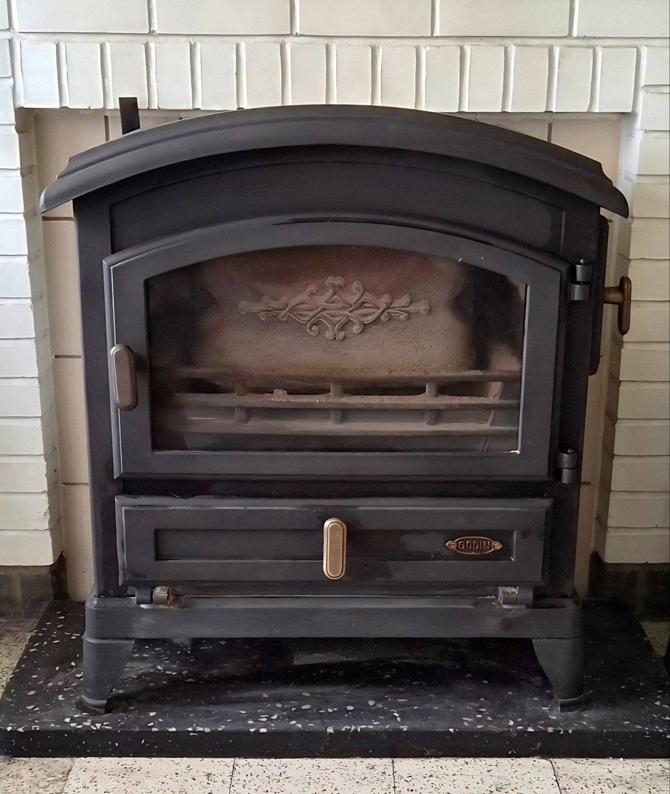 Kachel Godin kolen & hout, Huis en Inrichting, Kachels, Ophalen, Hout, Allesbrander