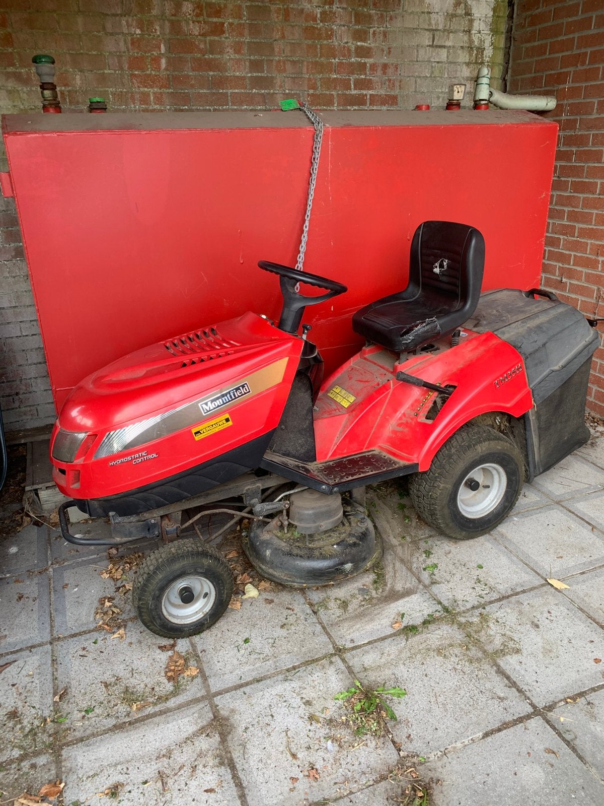 Zitmaaier Mountfield, Ophalen, Gebruikt, Elektrische starter, 90 tot 120 cm