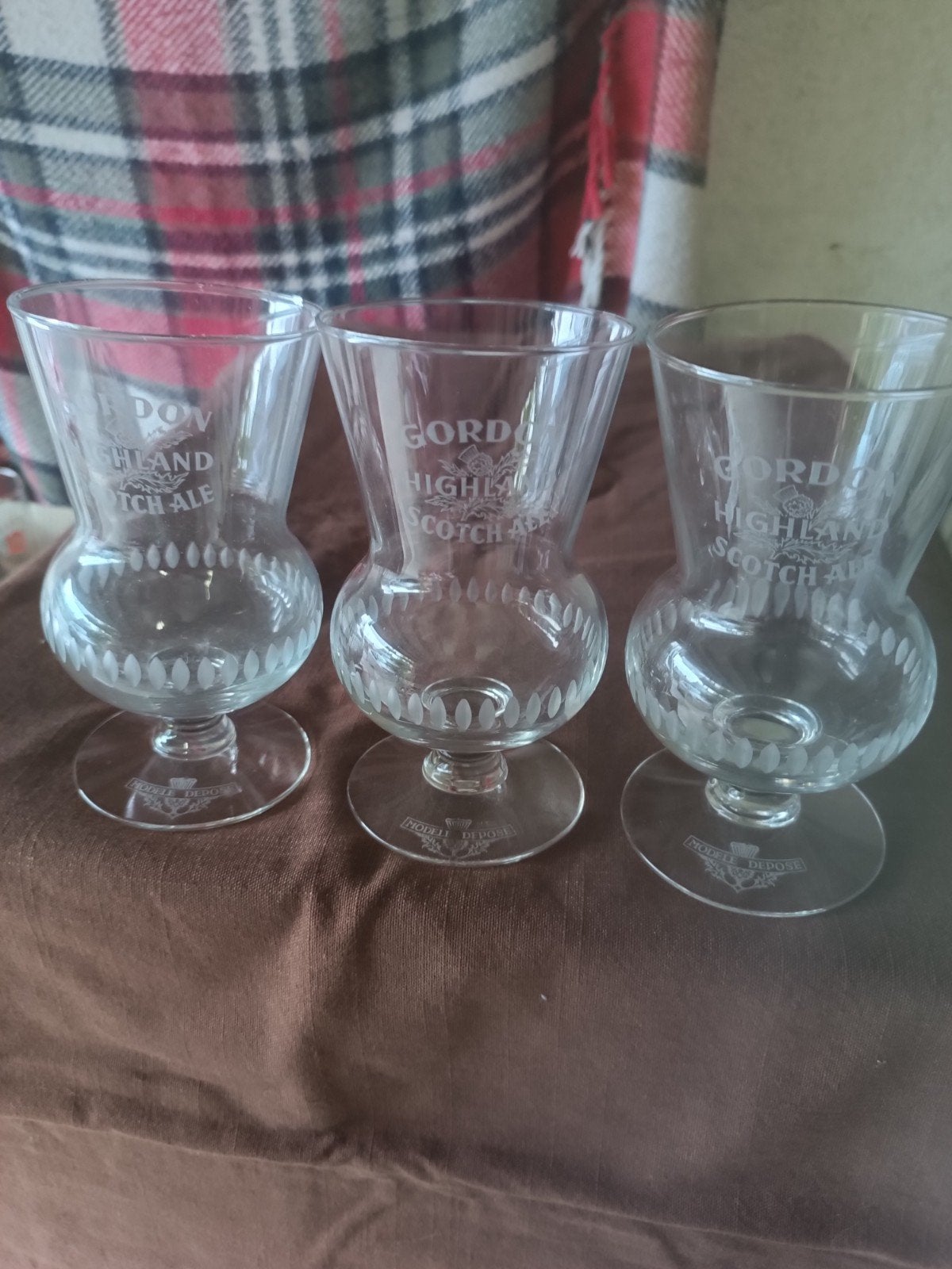 A vendre 9 verres à gordon, Enlèvement