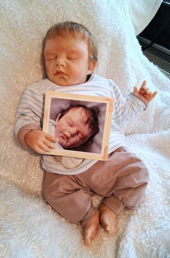 silicone reborn baby 7/12 wereldwijd, Ophalen, Zo goed als nieuw, Pop, Levensecht of Reborn