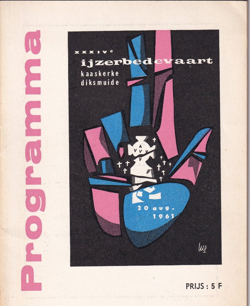 34e IJzerbedevaart 1961, Ophalen of Verzenden, 20e eeuw of later, Zo goed als nieuw
