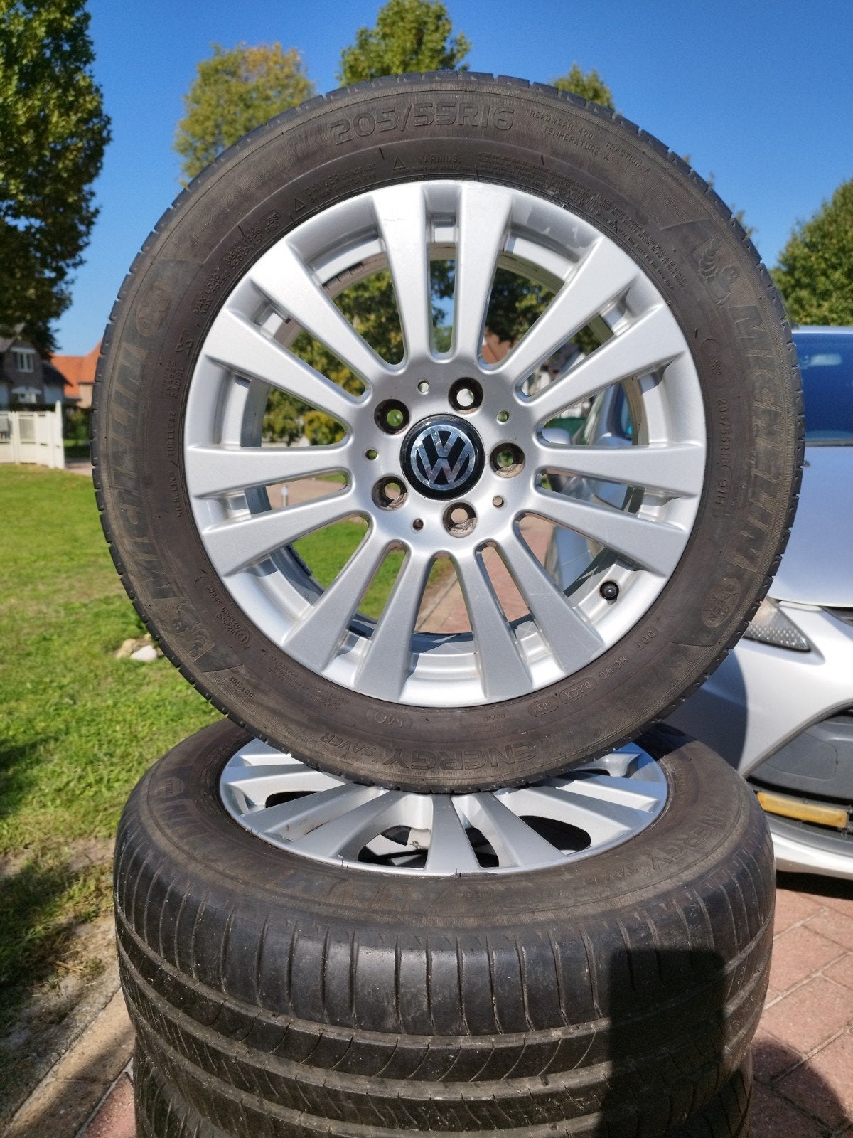zomerbanden 205/55/R16 Michelin voor Volkswagen, Auto-onderdelen, Ophalen, Gebruikt, 16 inch, 205 mm