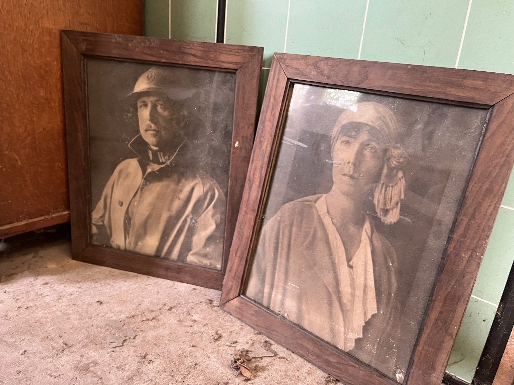 Vieux cadres, Autres types, Enlèvement, Utilisé, Marron