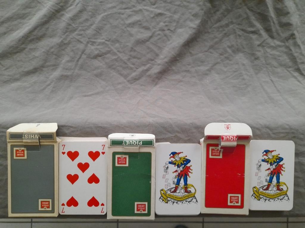 3 kaartspellen Stella artois, Verzamelen, Ophalen of Verzenden