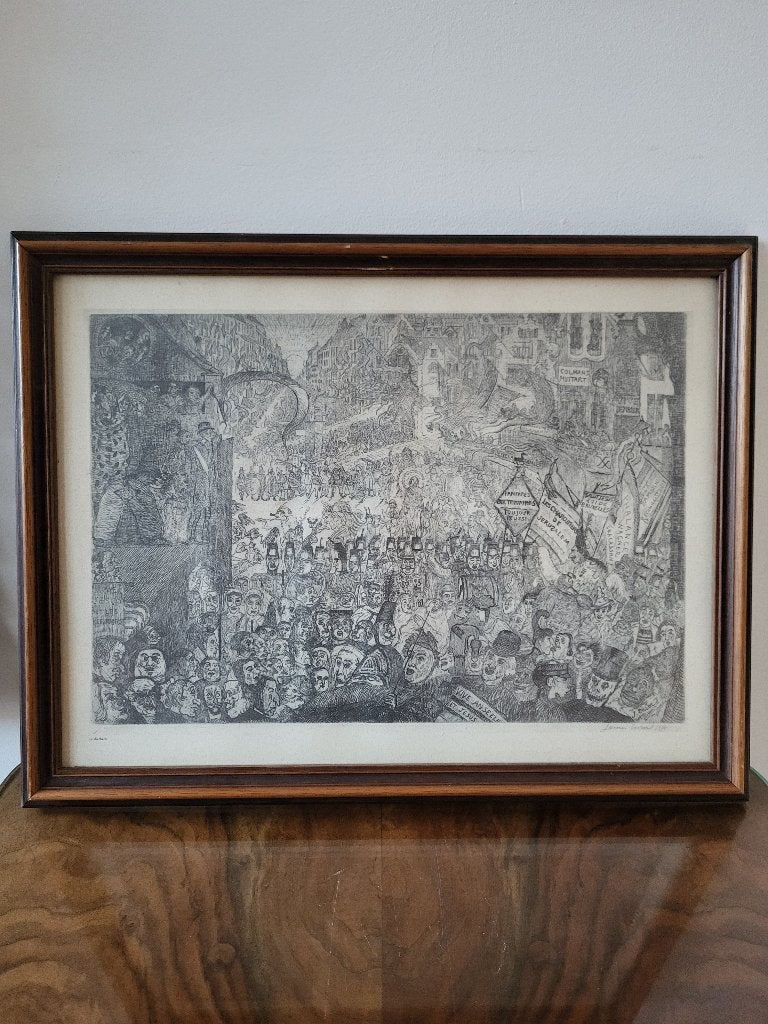 James Ensor, banque de crédit pour l'impression d'art, Antiquités & Art, Enlèvement ou Envoi