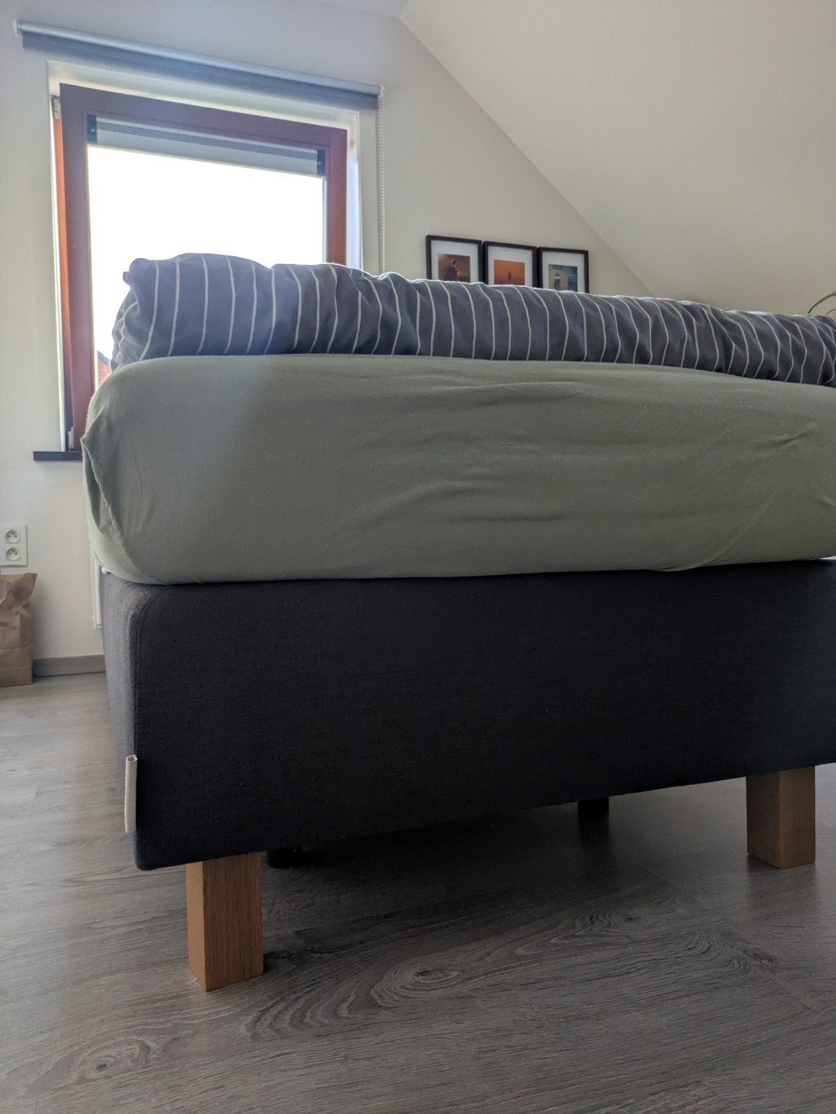 boxspring Beka, Maison & Meubles, 90 cm, Queen size, Enlèvement, Utilisé
