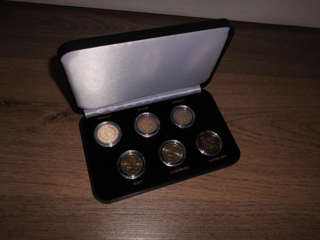 coffret 6 pieces de 2007 traite de rome 50 ans, Enlèvement ou Envoi