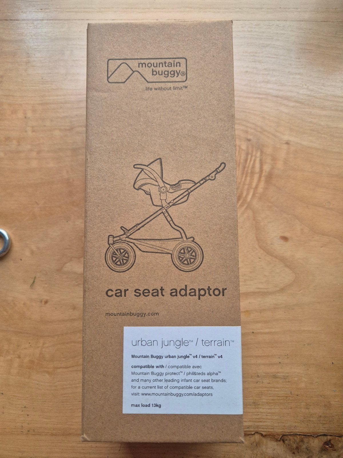 car seat adaptor - mountain buggy urban jungle v4 terrain, Kinderen en Baby's, Autostoeltjes, Ophalen, Nieuw
