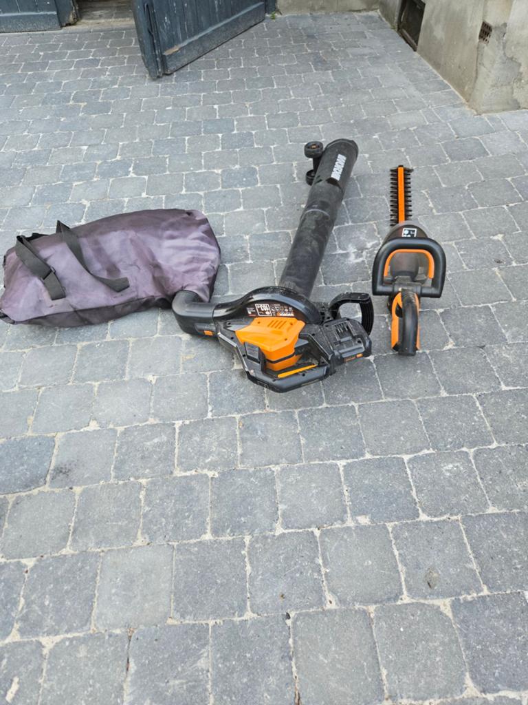 Aspirateur broyeur-Souffleur + taille haie, Enlèvement