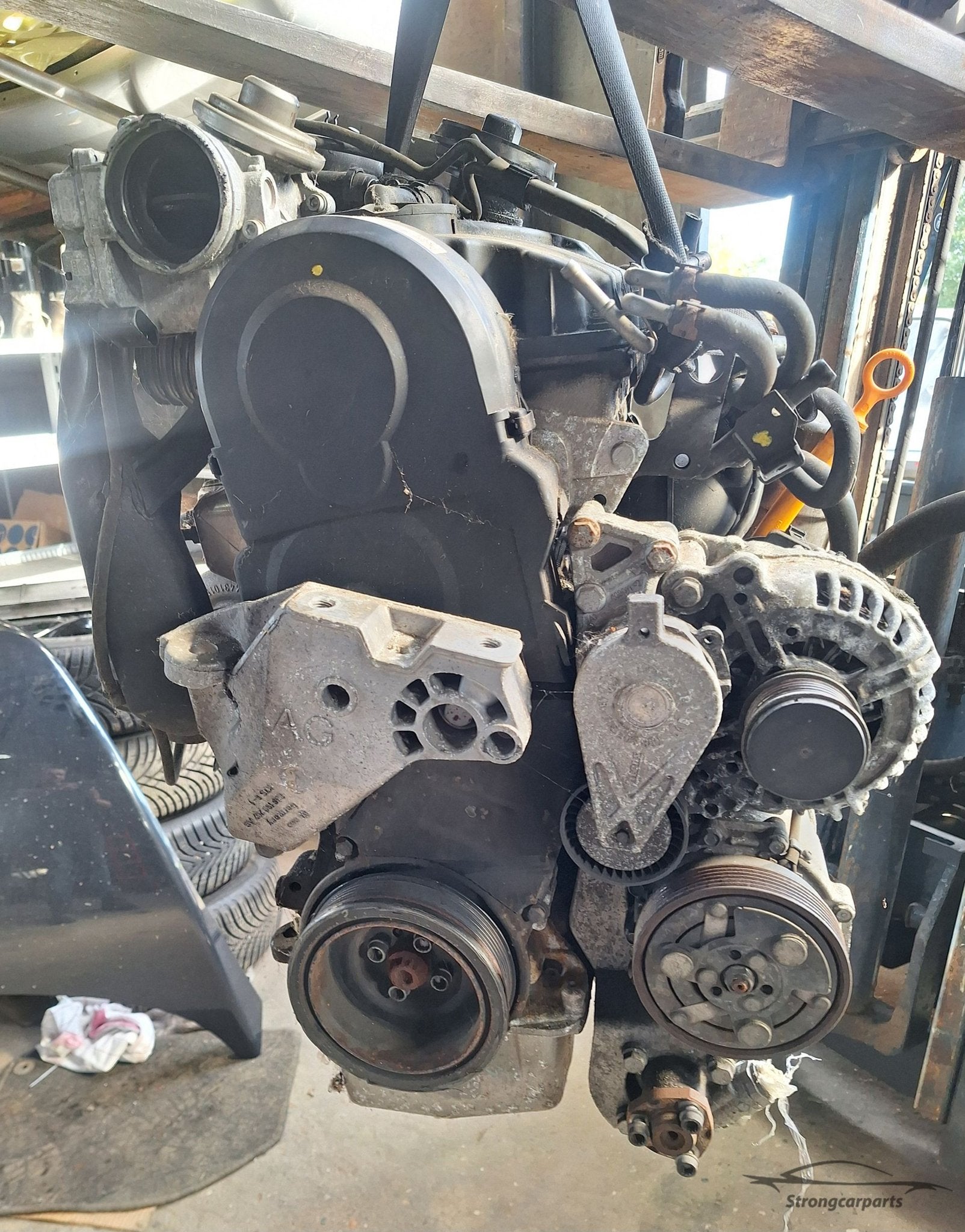 BSW Motor 1.9tdi 105pk bj 2007 175330km hele nette motor, Autos : Pièces & Accessoires, Volkswagen, -, Utilisé, -