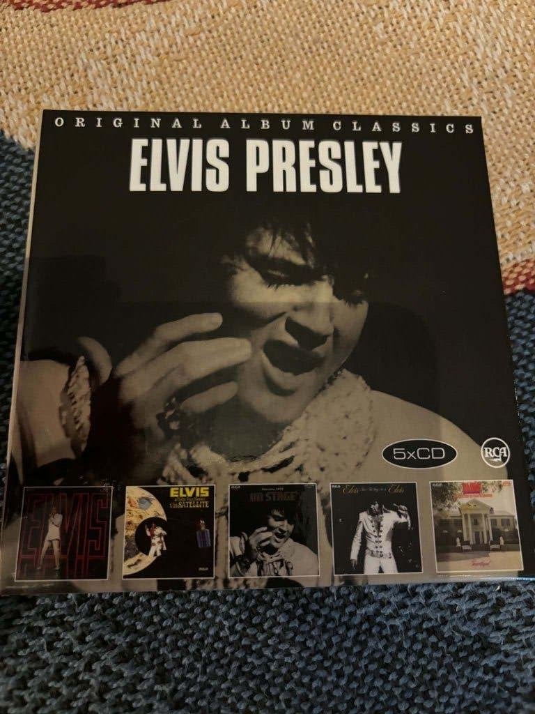 Elvis 5 cdbox , original album classics, slechts 15 euro., Enlèvement ou Envoi, Comme neuf, Rock 'n' roll, Coffret