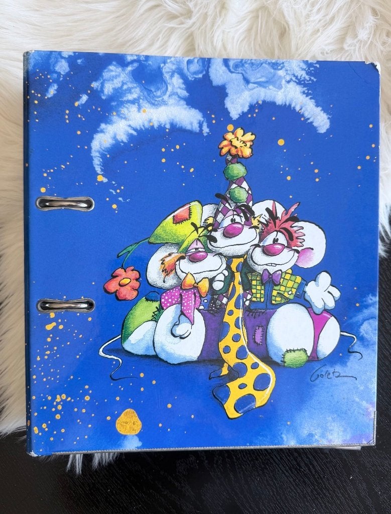 Diddl binder - 333 blokblaadjes, Verzamelen, Ophalen of Verzenden, Diddl, Gebruikt, Papier, Kaart of Schrift