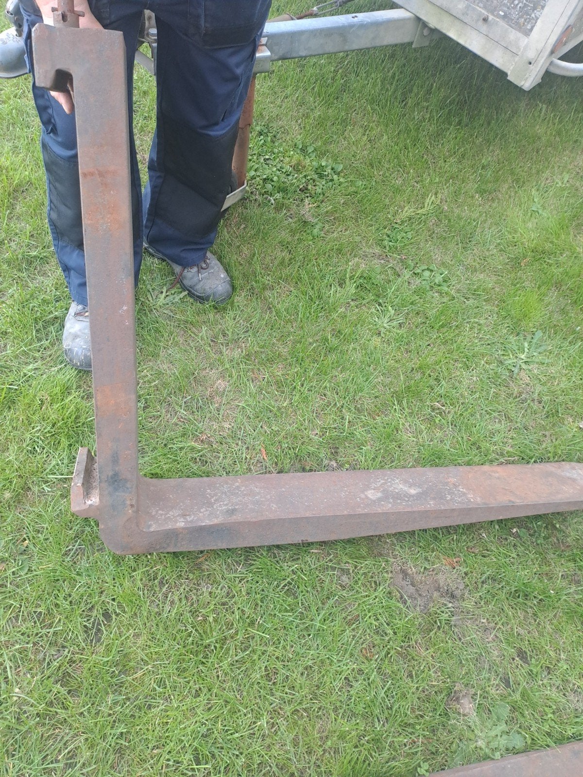 vorken voor heftruk, Ophalen