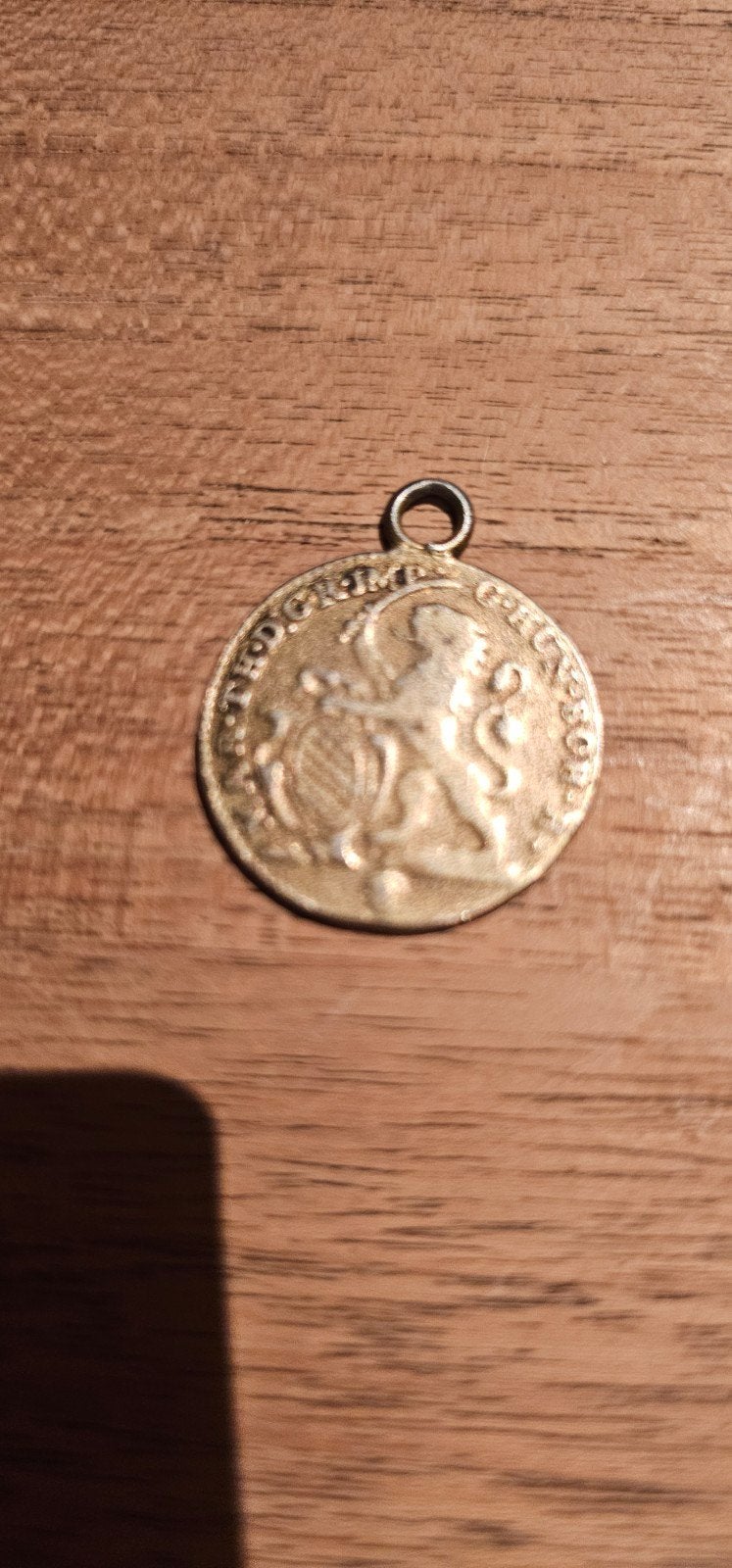 Austrian netherlands 1 escalin 1767 angel, Postzegels en Munten, Penningen en Medailles, Ophalen