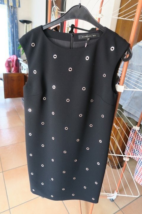 Kleedje nieuw zwart geperforeerd Barbara Bui mt 36, Barbara Bui, Zwart, Nieuw, Ophalen of Verzenden