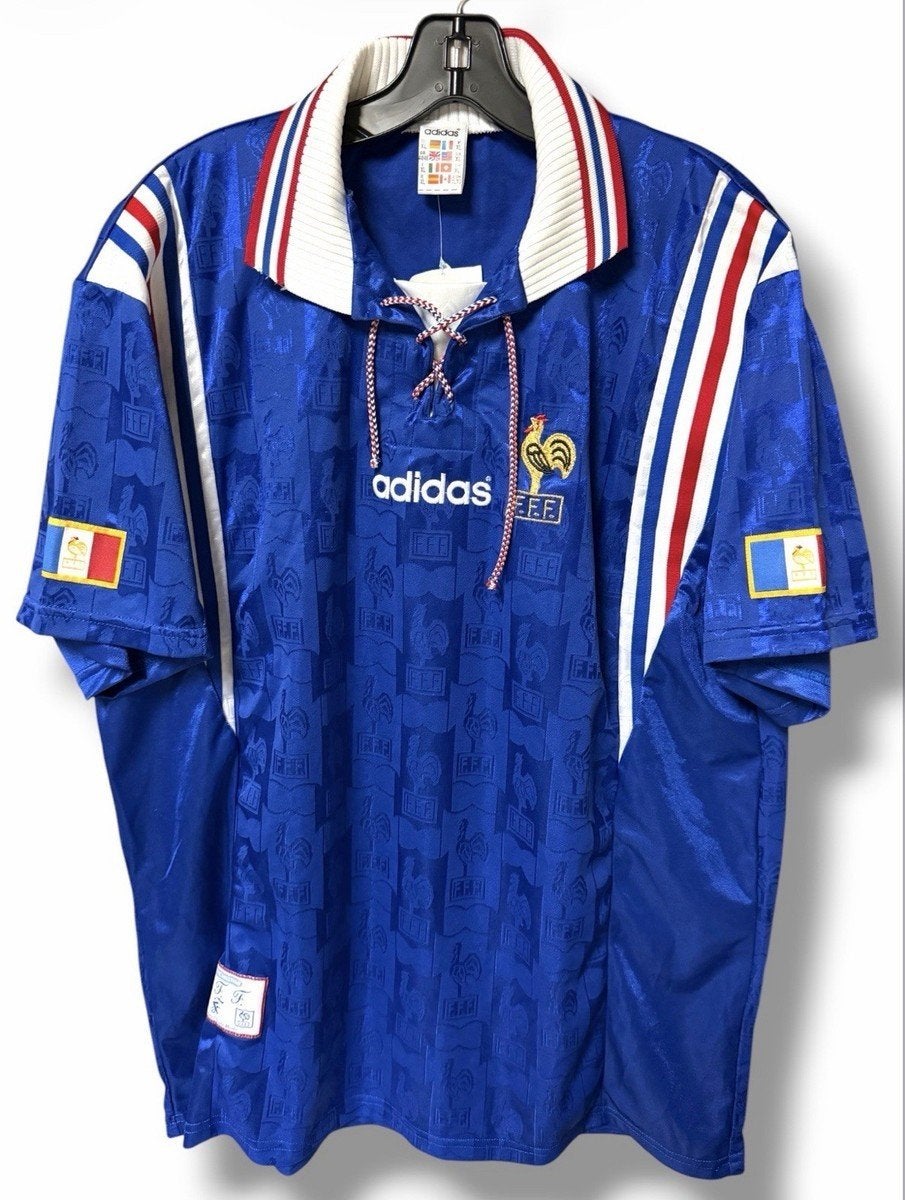 Frankrijk Zidane Voetbalshirt Origineel EK EURO 1996, Ophalen of Verzenden