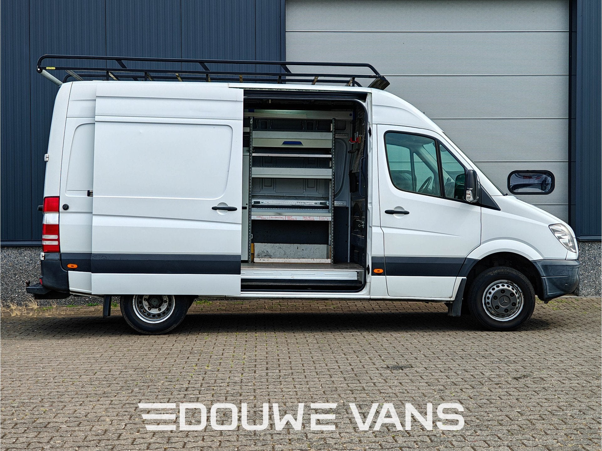 Mercedes-Benz Sprinter L2H2 Trekhaak Ladder Imperiaal Airco, Euro 5, Gebruikt, Zwart, 4 cilinders