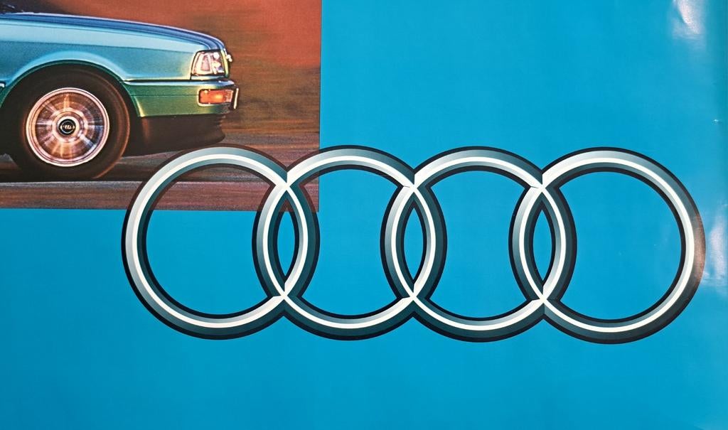 Affiche originale AUDI TT/Cabrio/A8/S6, années 90, 80 x 120, Enlèvement ou Envoi