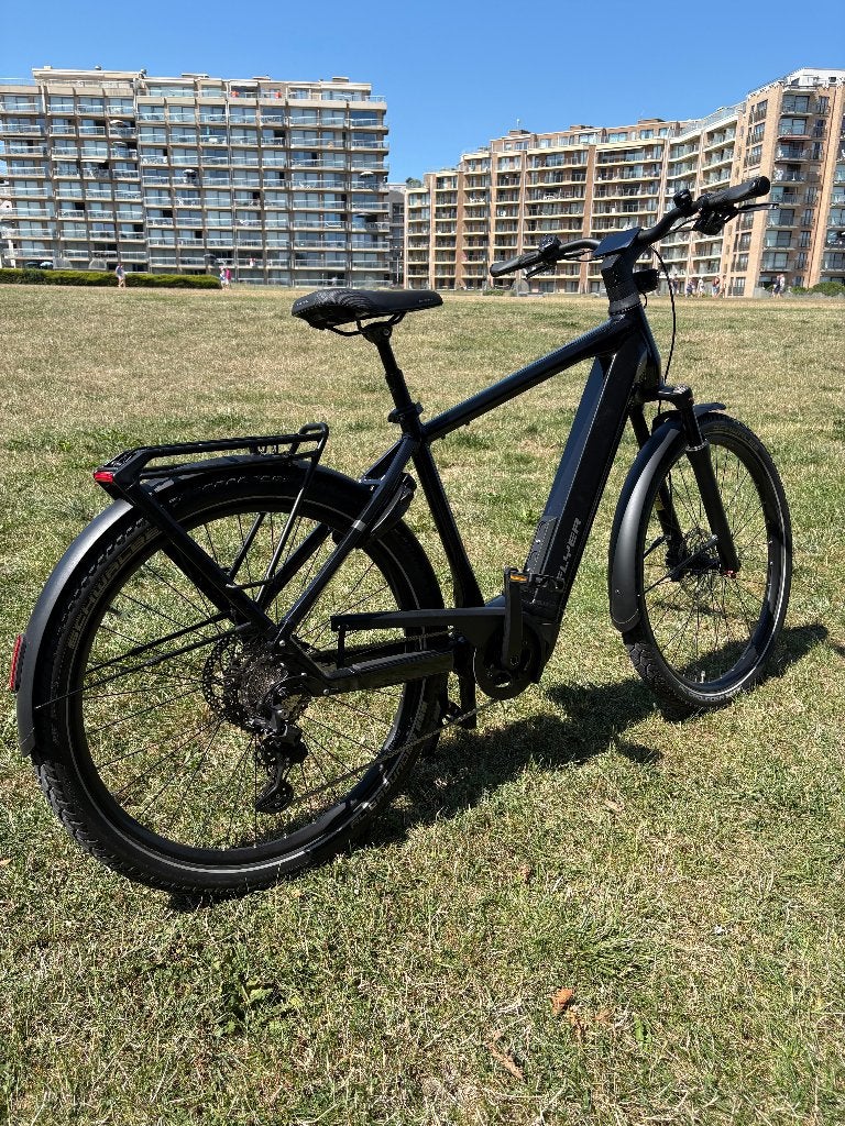 elektrische heren fiets Flyer, Fietsen en Brommers, Ophalen, Zo goed als nieuw