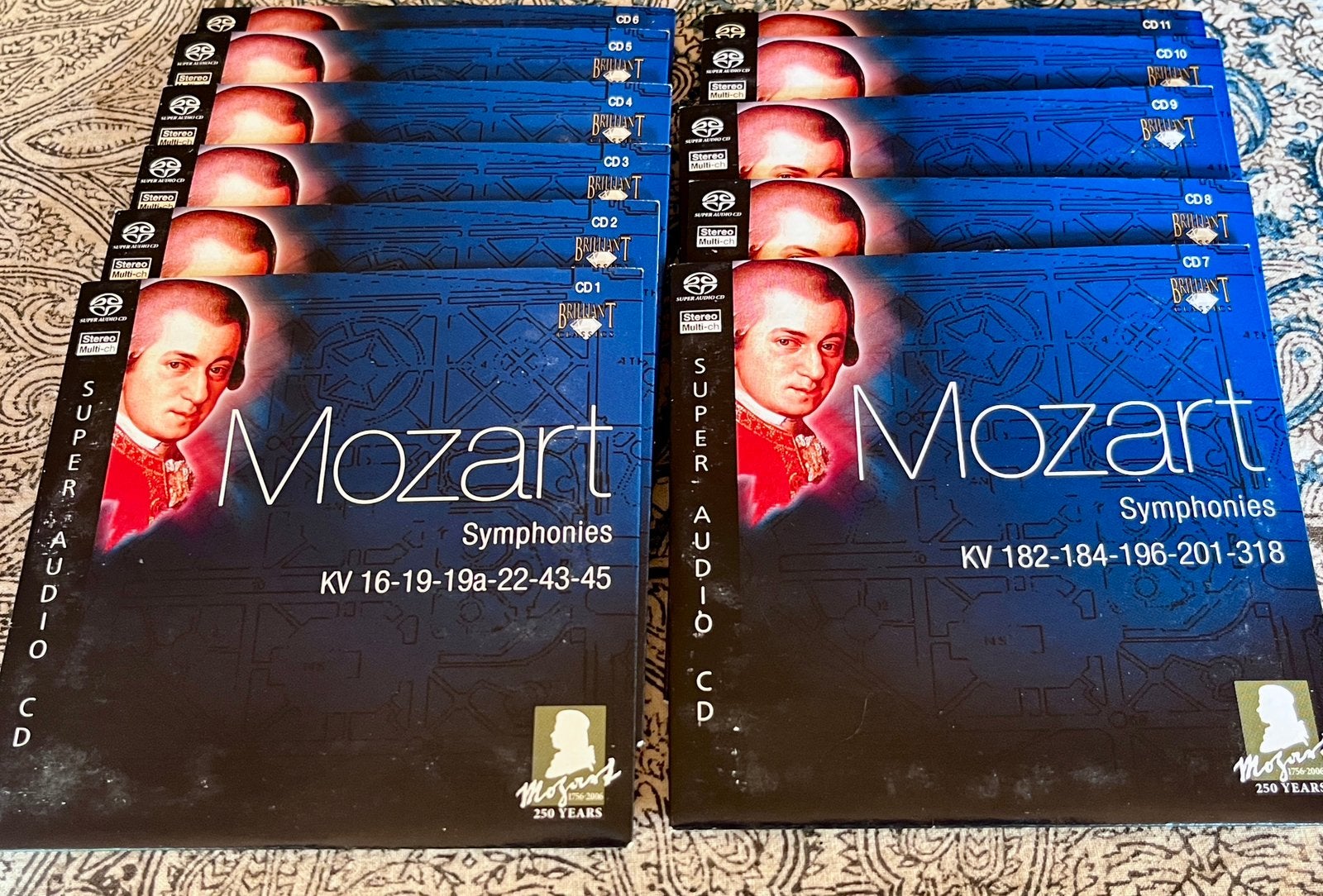 SACD Box Mozart symfonieen compleet, Ophalen of Verzenden, Zo goed als nieuw, Symfonie, Mozart