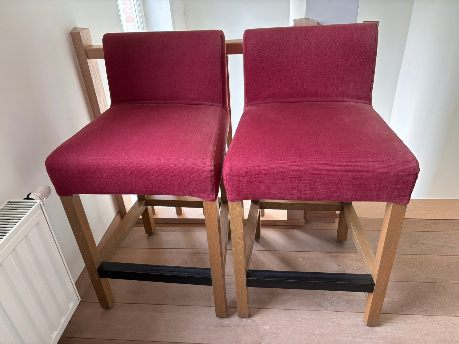 Set van 2 stijlvolle barkrukken – comfortabel & stevig, Enlèvement, Utilisé