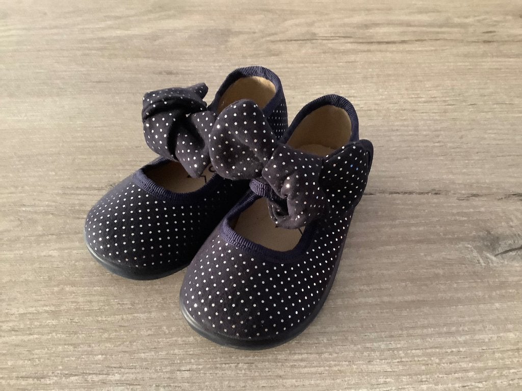 Donkere blauwe baby ballerina's (Maat 20), Kinderen en Baby's, Schoentjes, Meisje, Friboo, Ophalen of Verzenden