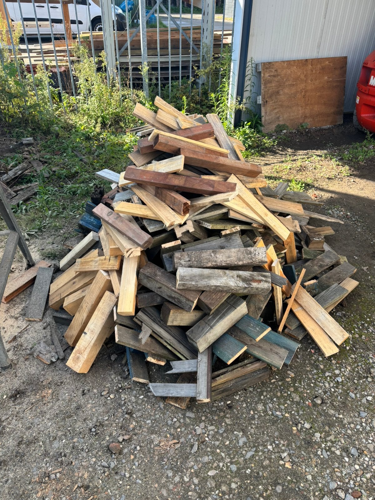 Brandhout, Enlèvement, Autres essences de bois