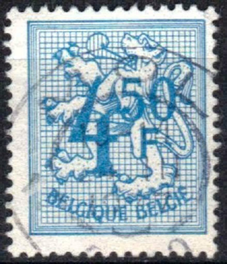 Belgique 1974 - Yvert 1739/OBP 1745 - Lion héraldique (ST), Timbres & Monnaies, Envoi, Affranchi, Oblitéré
