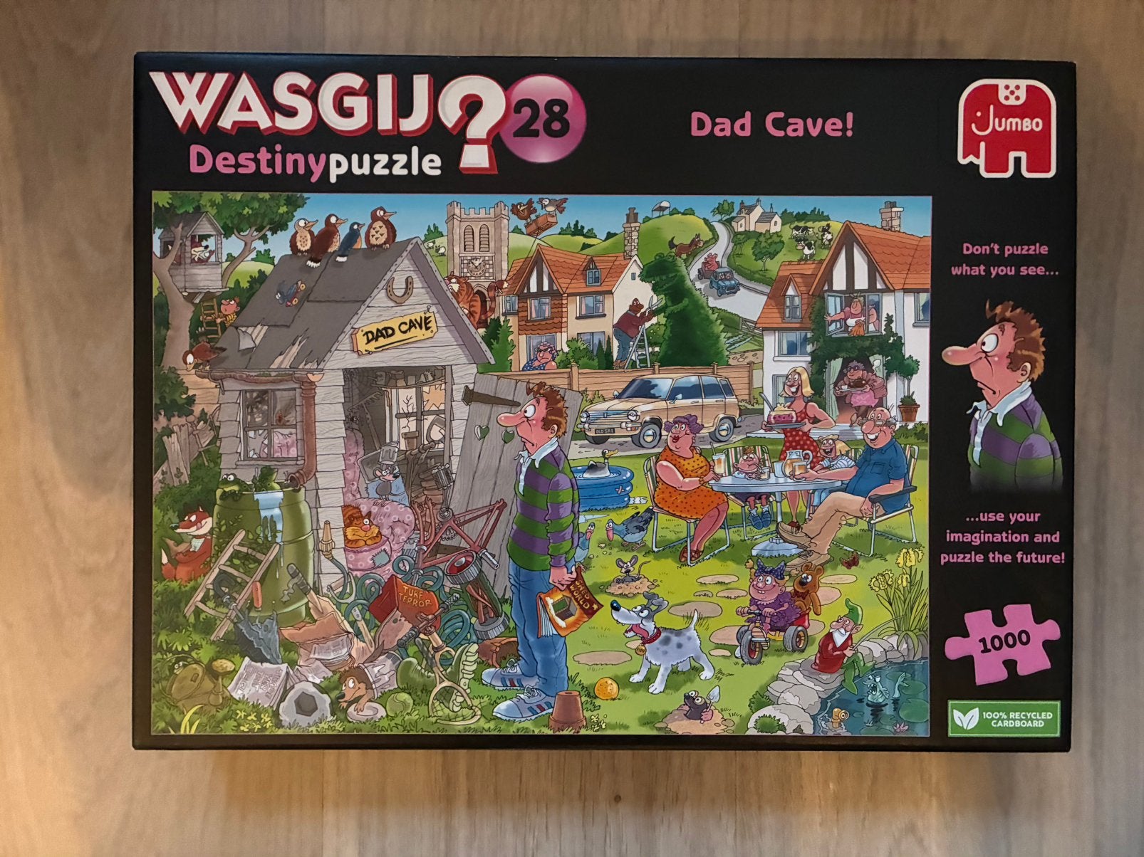 Wasgij puzzel 1000 stukjes, Ophalen, 500 t/m 1500 stukjes, Zo goed als nieuw, Legpuzzel