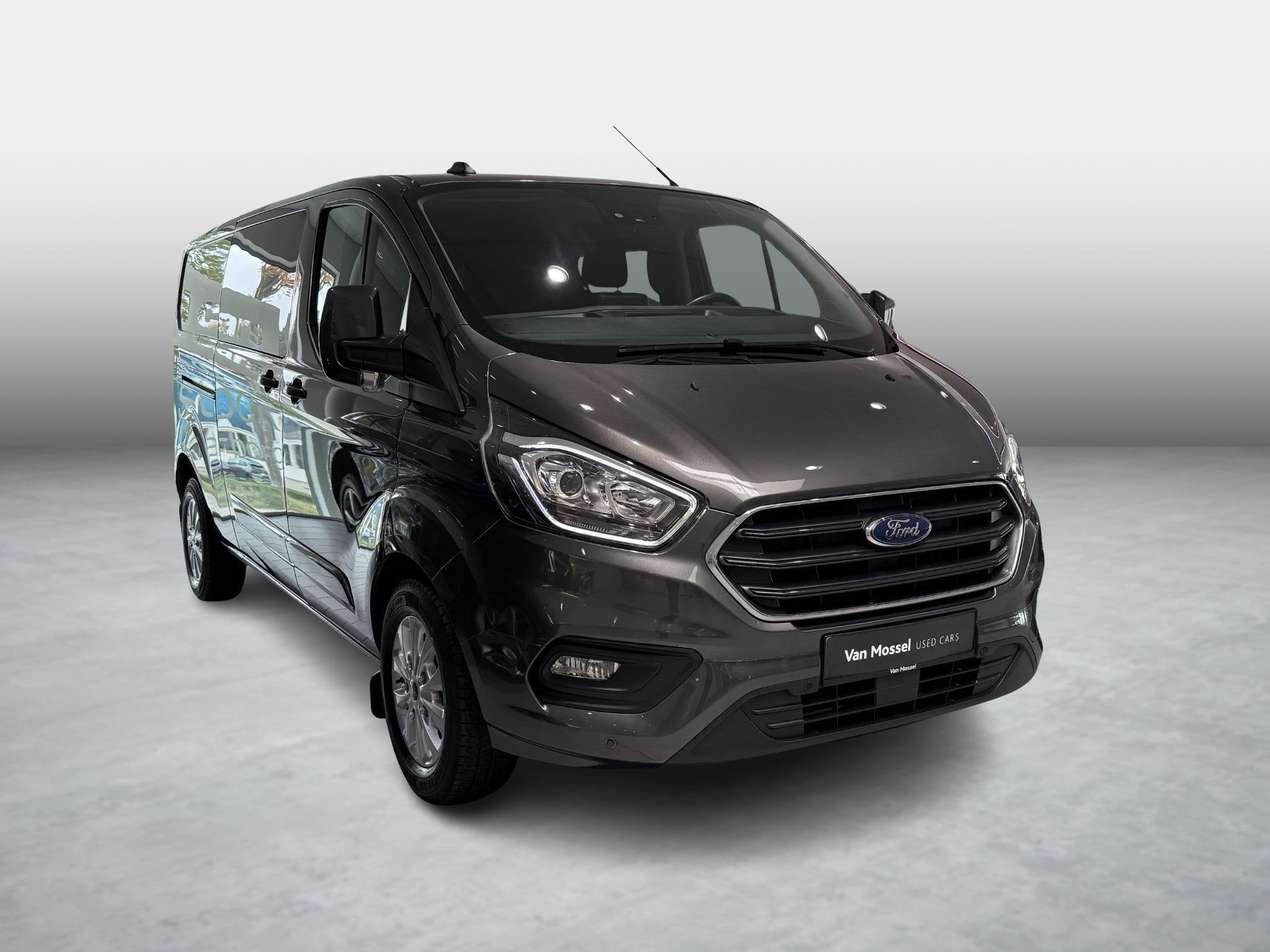 Ford Transit Custom 320L|170Pk|Automaat| DUBBEL CABINE|5zit, Stof, Gebruikt, 4 cilinders, 1850 kg