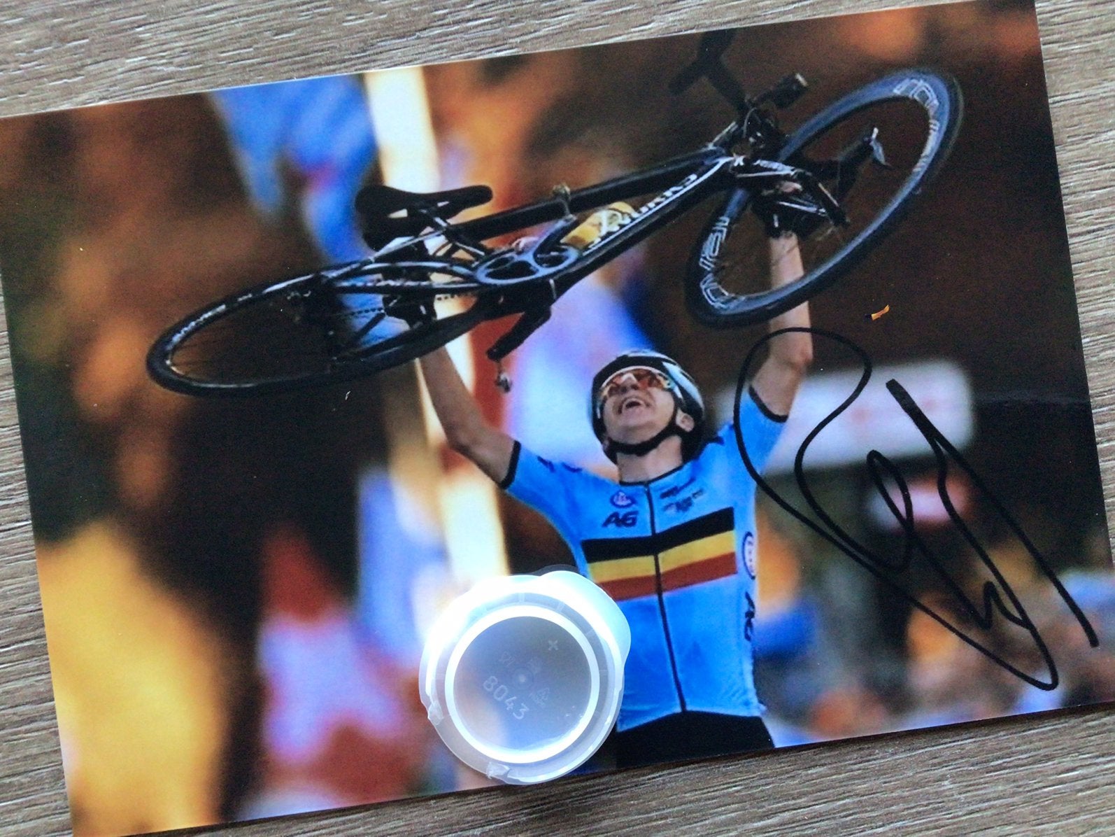 Wielerfoto remco evenepoel, Sports & Fitness, Enlèvement ou Envoi
