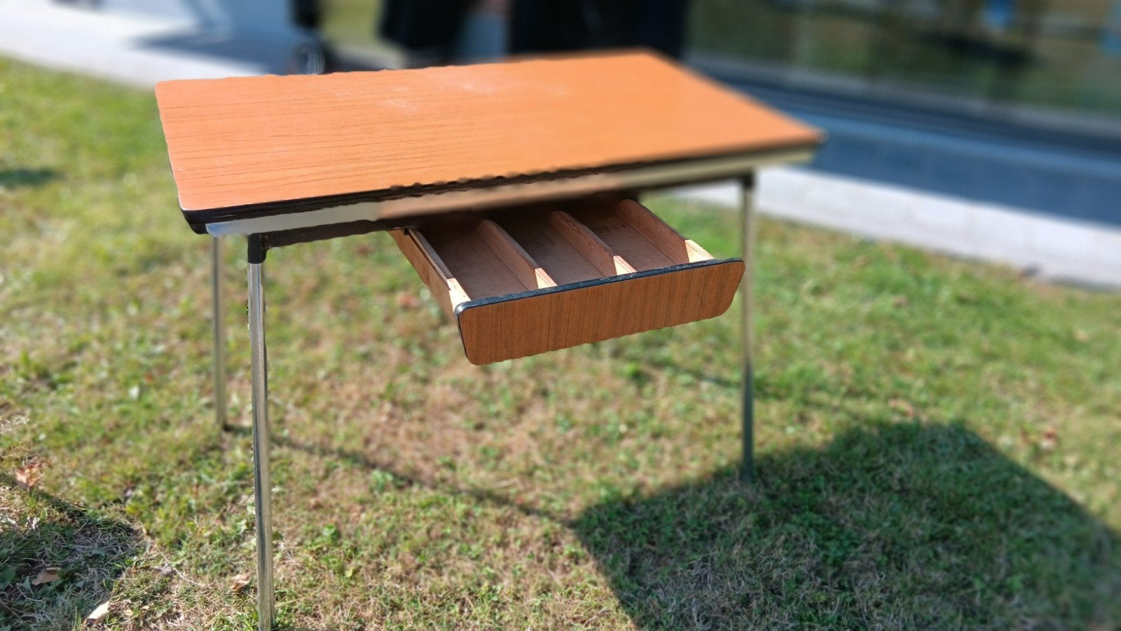 retro tafel met 4 stoelen, Ophalen