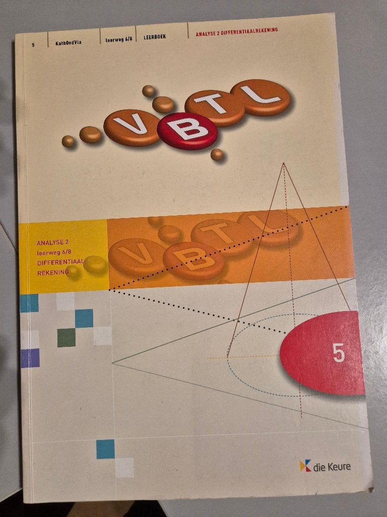 VBTL 5 Analyse 2, ASO, Die keure, Wiskunde B, Ophalen