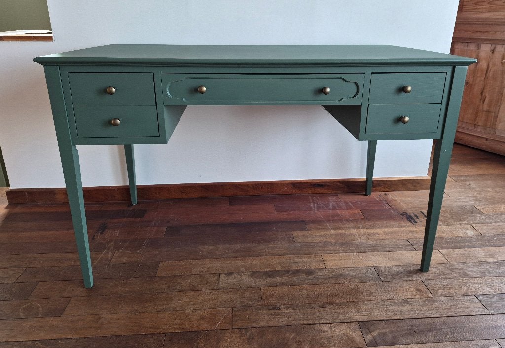 Bureau groen maison du monde selena, Huis en Inrichting, Bureaus, Ophalen, Groen, 132 cm, Nieuw