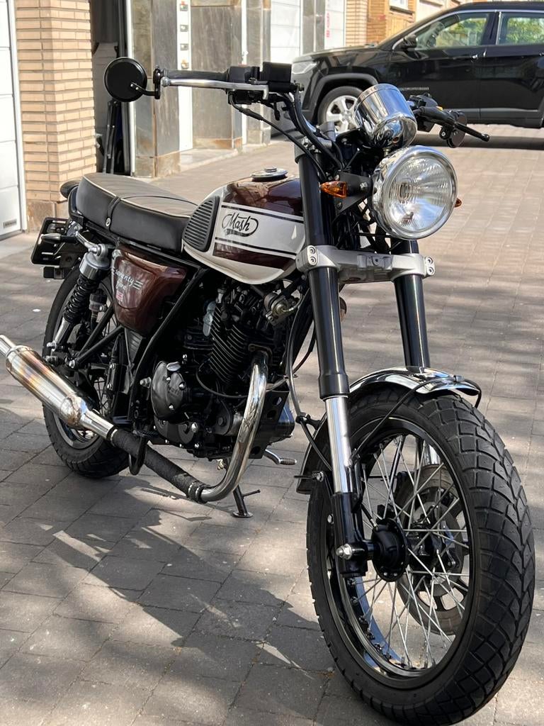 Mash seventy five cafe racer 125cc, Motoren, Gebruikt, Particulier, 125 cc, Handgeschakeld