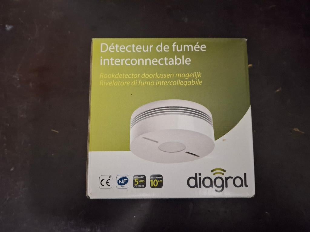détecteur de fumée DIAGRAL DIAG72ATX, Enlèvement ou Envoi, Détecteur, Capteur ou Alarme, Neuf, Sans fil