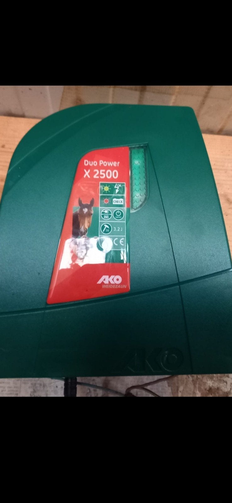 ACO Schrikdraad apparaat voor middelgrote weide