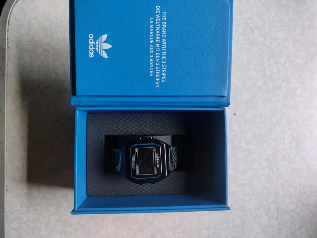 Adidas horloge nieuw, Ophalen, Nieuw, Zwart, Adidas