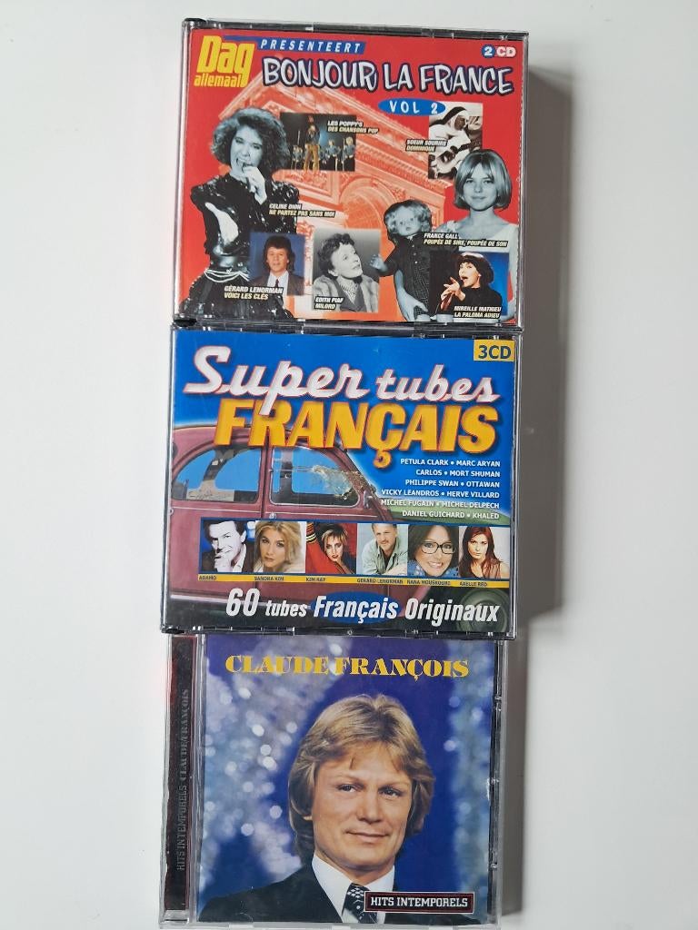 3 CD’s Franse liedjes, Enlèvement, Utilisé