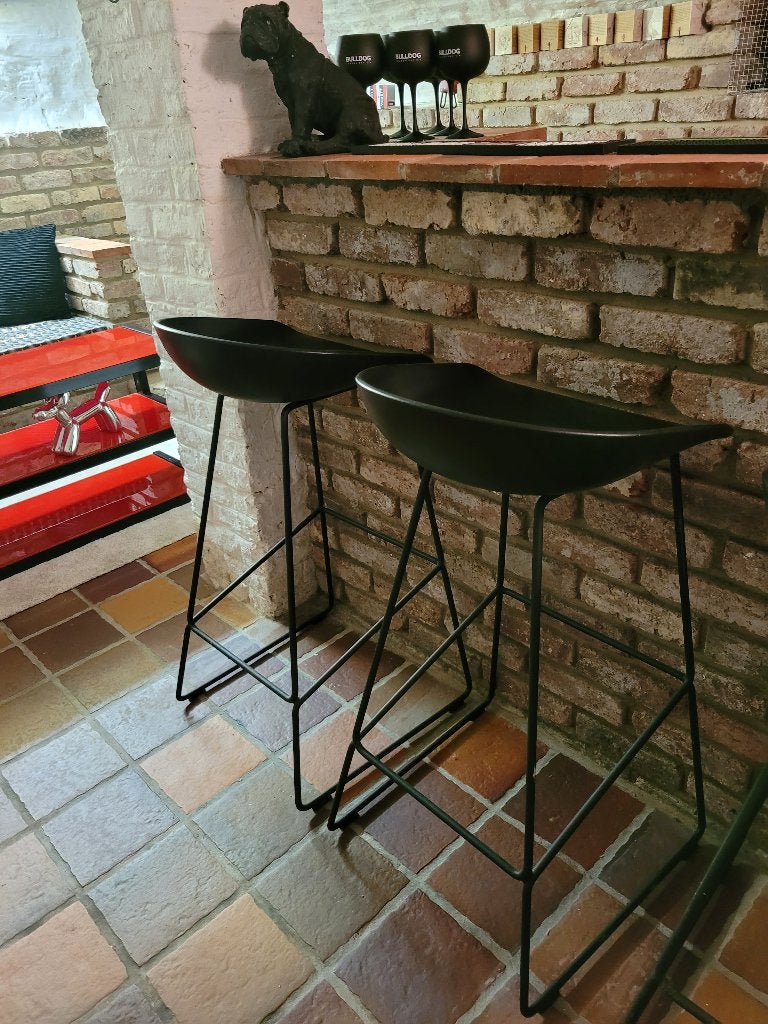 tabouret de bar HAY, Ophalen, Gebruikt, Met voetsteun, 60 tot 90 cm
