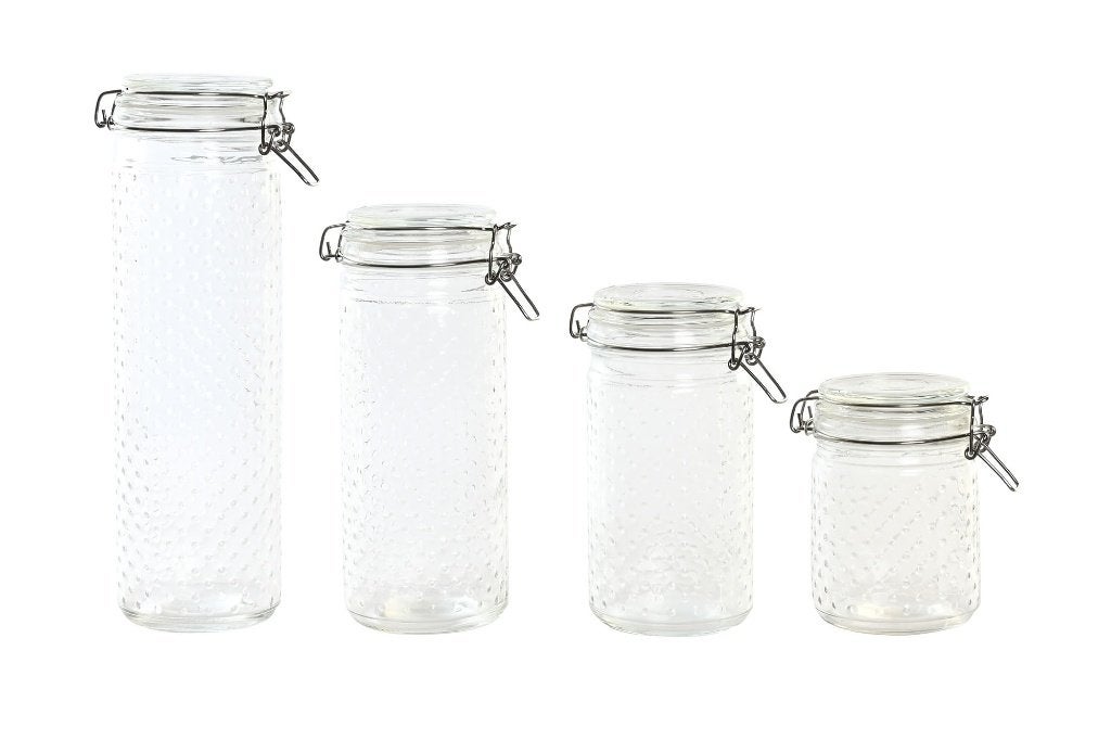 Bocaux en verre set, Maison & Meubles, Neuf, Enlèvement ou Envoi, Verre, Récipient(s)