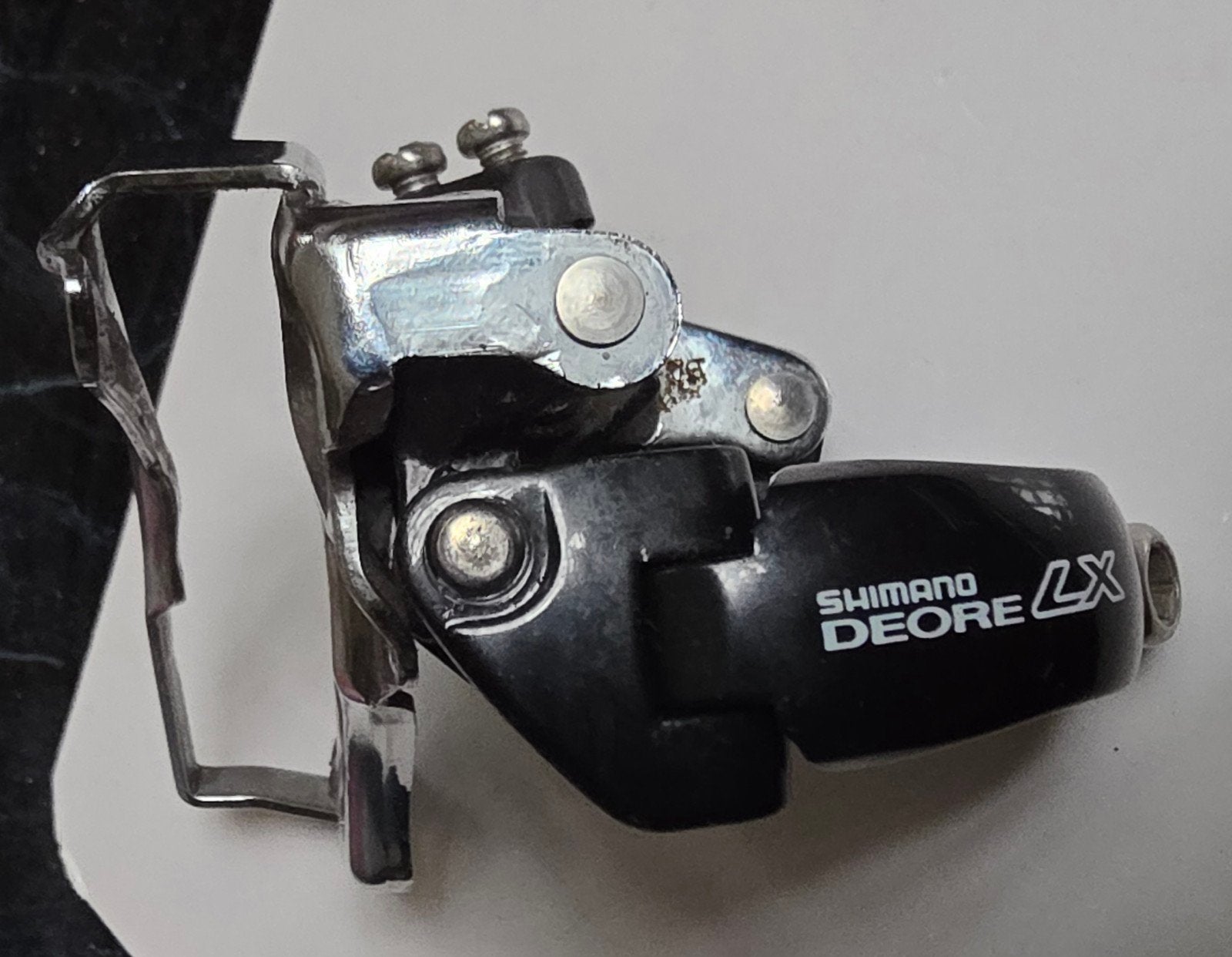 Shimano vintage voorderailleur, Ophalen, Gebruikt, Derailleur of Ketting, Aluminium