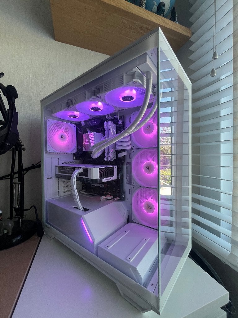 Ryzen 7 5700X, Asus 4060Ti 8GB Dual white edition, 5TB SSD, Ophalen, 5 TB, 32 GB, Zo goed als nieuw