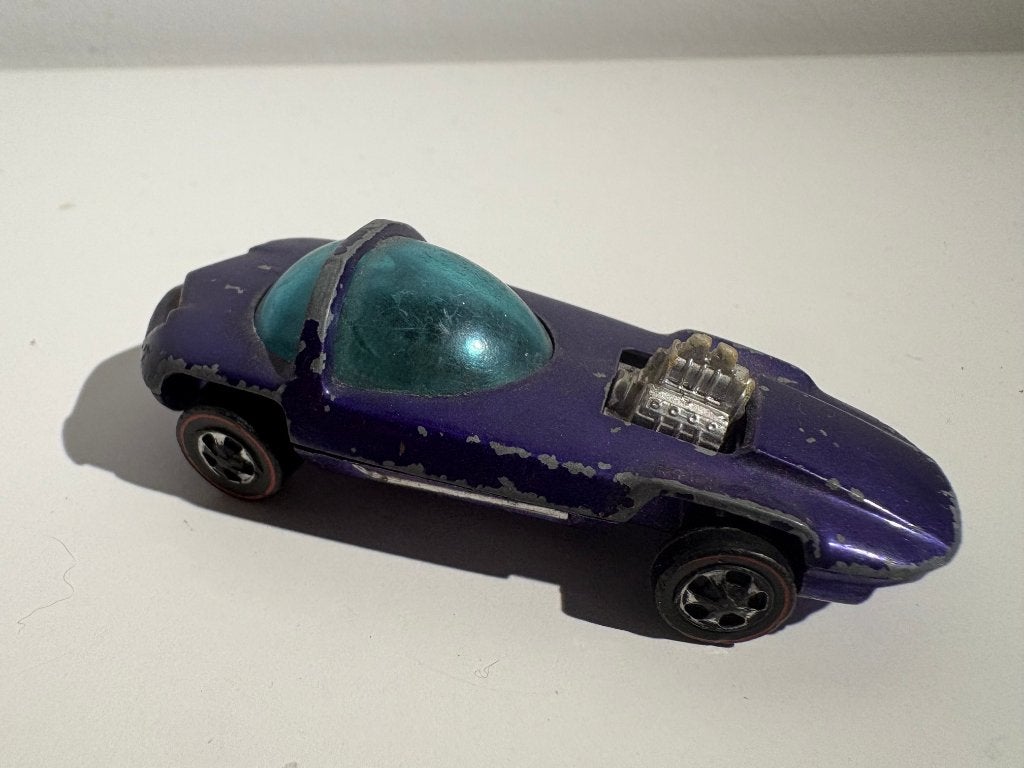 Hot Wheels Redlines 1967 Silhouette violette Spectraflame, Enlèvement ou Envoi, Utilisé, Voiture