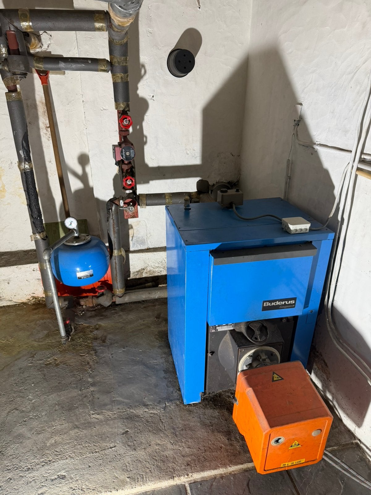 Mazoutketel Buderus, Doe-het-zelf en Bouw, Ophalen, Gebruikt, Ouder dan 10 jaar