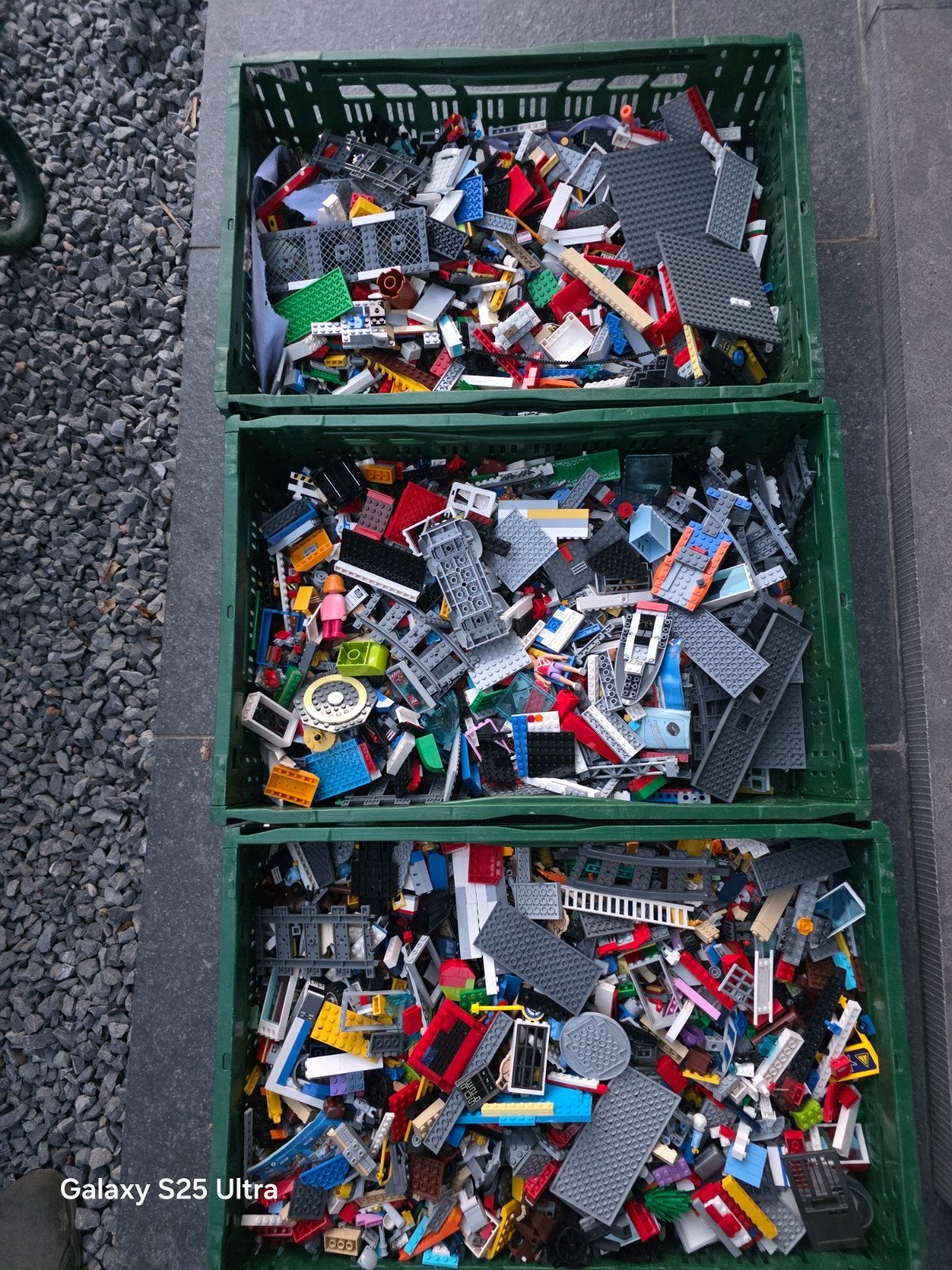 Lego blokjes, Ophalen