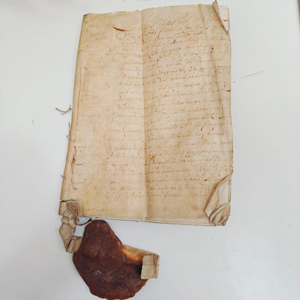 Zeldzaam koninklijk procesdossier Lodewijk XIV, 1671, Antiek en Kunst, Antiek | Boeken en Manuscripten, Ophalen