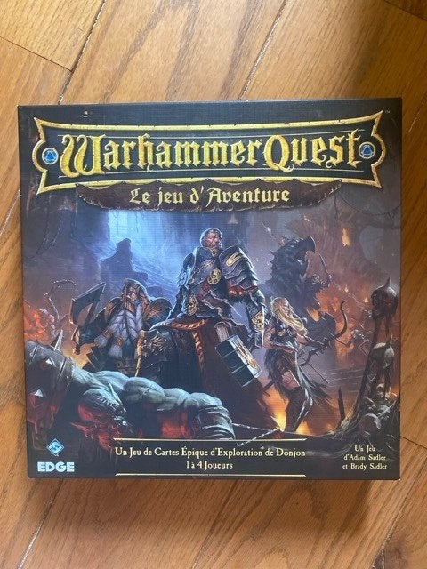 WARHAMMER QUEST LE JEU D'AVENTURES - vf état neuf, Envoi